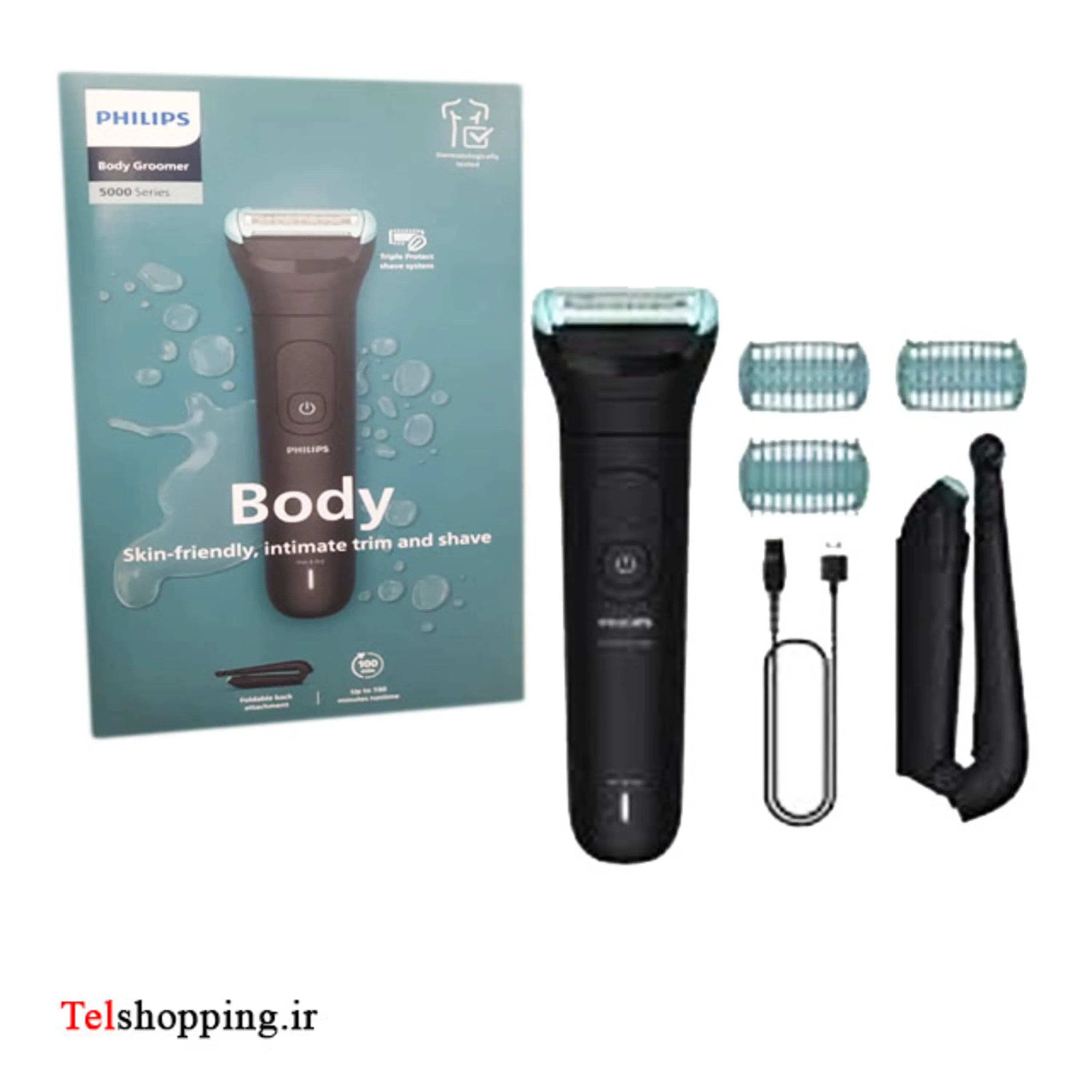 ماشین اصلاح بدن فیلیپس مدل BG5475 با تیغه استیل ضد زنگ